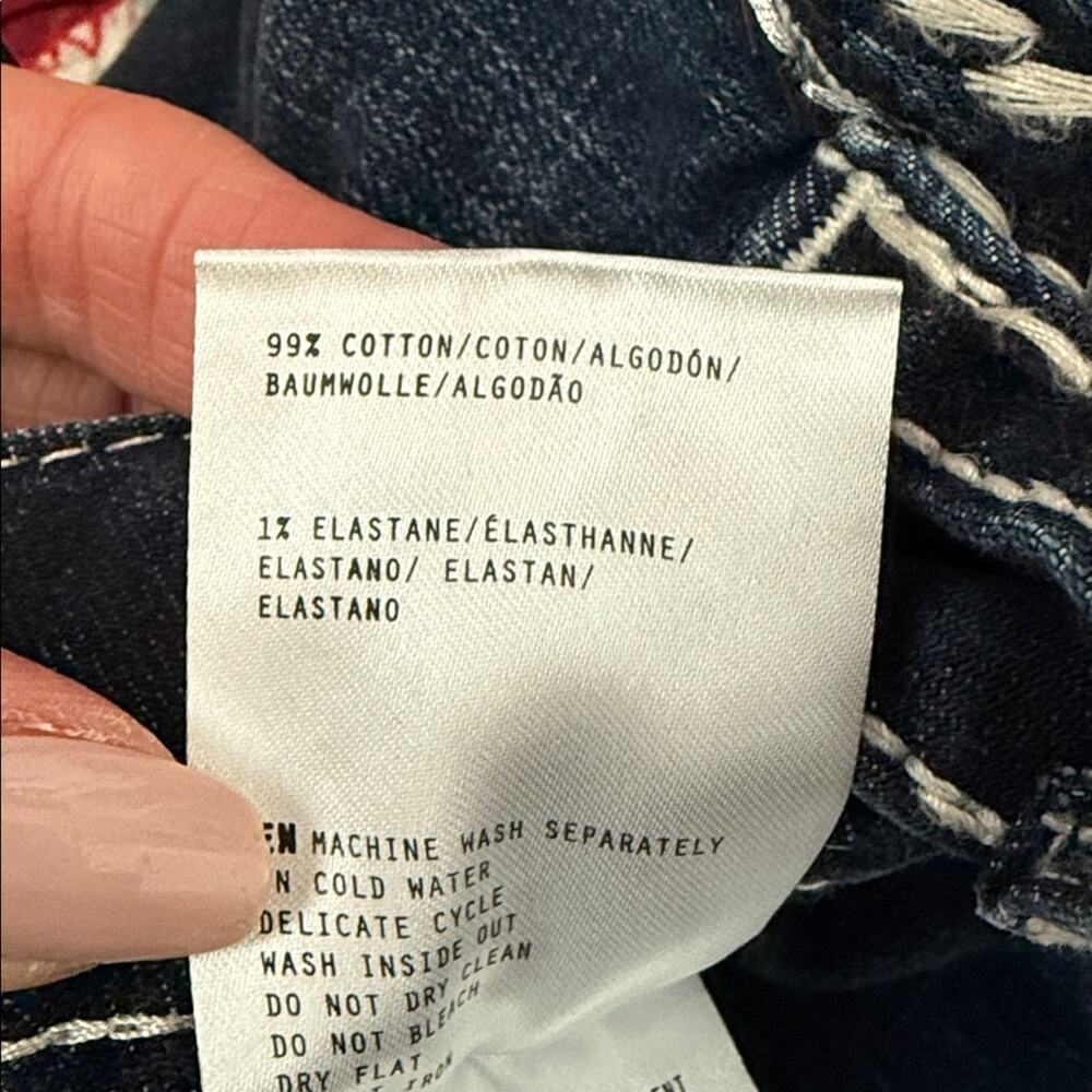 NWT Miss Me Mid Rise Wide Blue Wash Denim Jeans - Picture 6 of 6